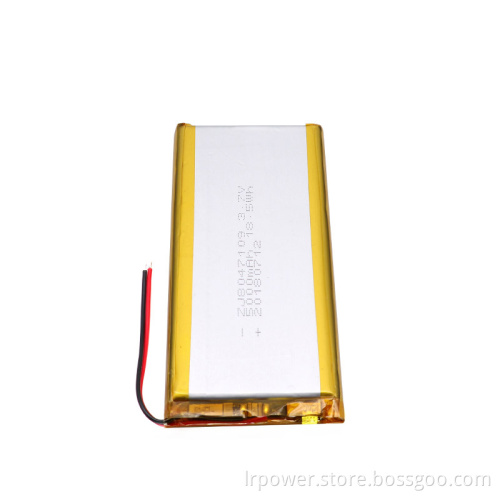 Lithium Polymer Battery 114555-3400mAh-3.7V
